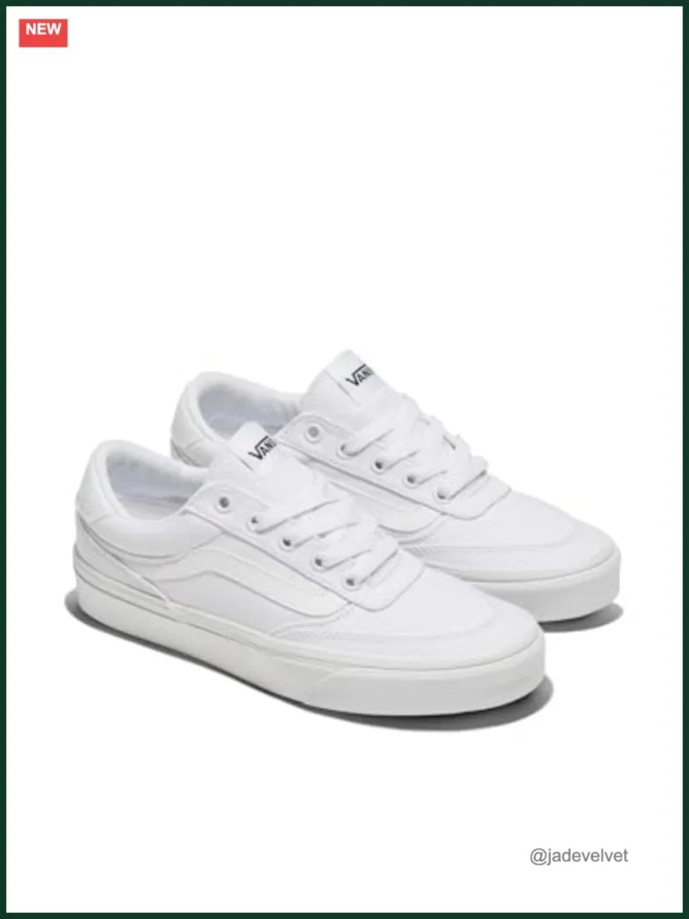 Vans Brooklyn Low Top Canvas Sneakers Womens Skate Shoes